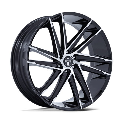 DUB 1PC | DC275 BLAZE | 24.0x10.00 | 6X135 | 30 | GLOSS BLACK W/ MACHINED FACE