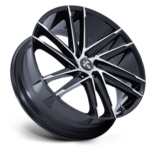 DUB 1PC | DC275 BLAZE | 26.0x10.00 | 6X139.7 | 25 | GLOSS BLACK W/ MACHINED FACE