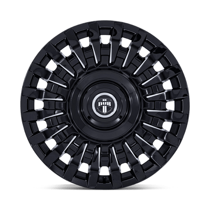 DUB 1PC | DC272 HONCHO | 22.0x9.00 | 5X108/5X114.3 | 38 | GLOSS BLACK MILLED