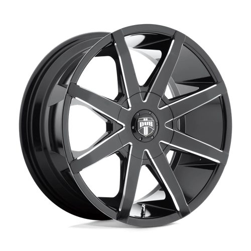 DUB 1PC | S109 PUSH | 22.0x9.50 | 6X139.7 | 20 | GLOSS BLACK MILLED