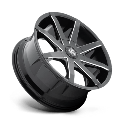 DUB 1PC | S109 PUSH | 20.0x8.50 | 6X132 | 30 | GLOSS BLACK MILLED
