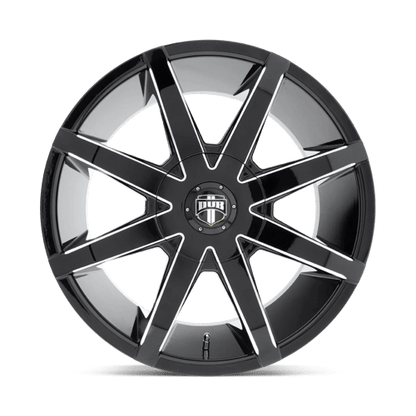 DUB 1PC | S109 PUSH | 20.0x8.50 | 6X135/6X139.7 | 25 | GLOSS BLACK MILLED