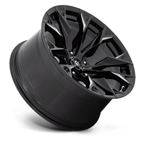 Fuel 1PC | D803 FLAME | 20.0x10.00 | 5X139.7 | -18 | GLOSS BLACK MILLED
