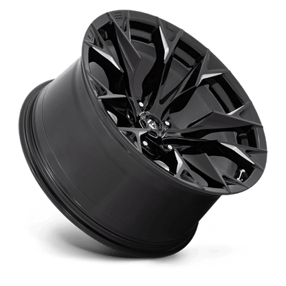 Fuel 1PC | D803 FLAME | 20.0x10.00 | 5X127 | -18 | GLOSS BLACK MILLED