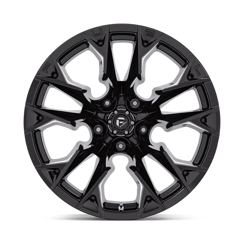 Fuel 1PC | D803 FLAME | 20.0x12.00 | 5X127 | -44 | GLOSS BLACK MILLED