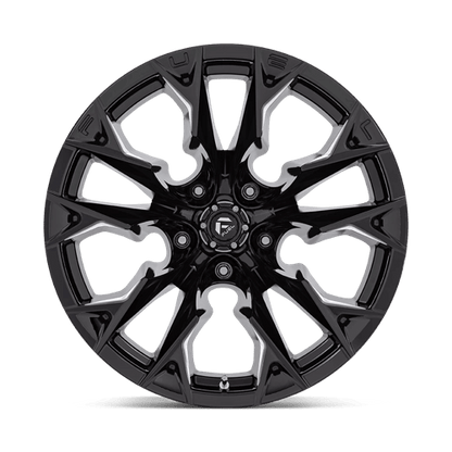 Fuel 1PC | D803 FLAME | 20.0x12.00 | 5X127 | -44 | GLOSS BLACK MILLED