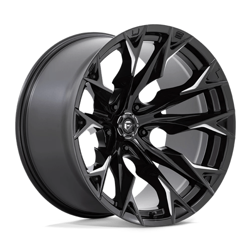 Fuel 1PC | D803 FLAME | 22.0x12.00 | 5X127 | -44 | GLOSS BLACK MILLED