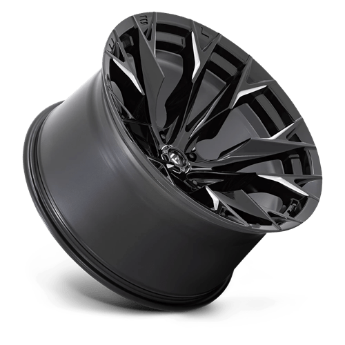 Fuel 1PC | D803 FLAME | 22.0x12.00 | 5X127 | -44 | GLOSS BLACK MILLED