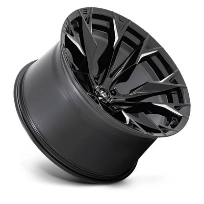 Fuel 1PC | D803 FLAME | 22.0x12.00 | 5X127 | -44 | GLOSS BLACK MILLED