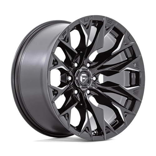 Fuel 1PC | D803 FLAME | 20.0x10.00 | 8X180 | -18 | GLOSS BLACK MILLED