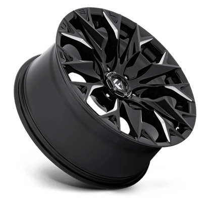 Fuel 1PC | D803 FLAME | 20.0x9.00 | 6X135 | 20 | GLOSS BLACK MILLED
