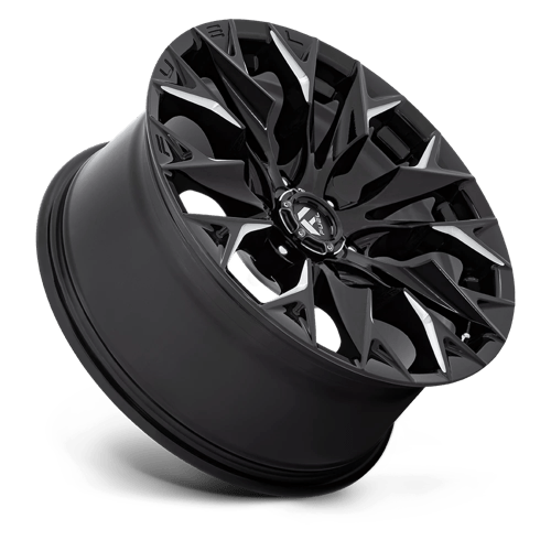 Fuel 1PC | D803 FLAME | 20.0x9.00 | 6X139.7 | 20 | GLOSS BLACK MILLED