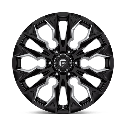 Fuel 1PC | D803 FLAME | 20.0x9.00 | 6X135 | 20 | GLOSS BLACK MILLED