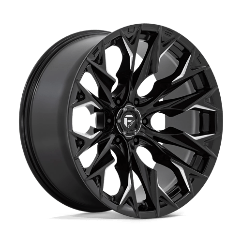 Fuel 1PC | D803 FLAME | 22.0x10.00 | 6X135 | -18 | GLOSS BLACK MILLED
