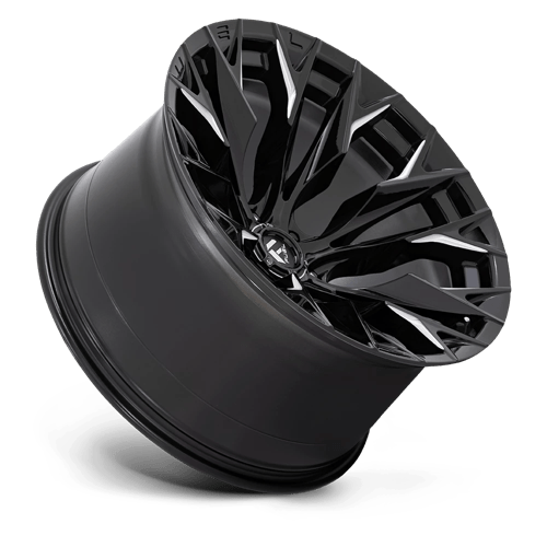 Fuel 1PC | D803 FLAME | 22.0x12.00 | 6X139.7 | -44 | GLOSS BLACK MILLED
