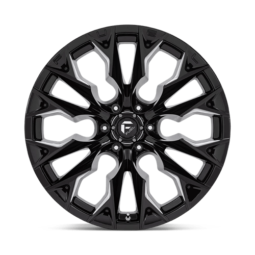 Fuel 1PC | D803 FLAME | 22.0x12.00 | 6X135 | -44 | GLOSS BLACK MILLED