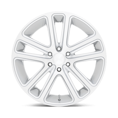 DUB 1PC | S257 FLEX | 24.0x10.00 | 6X135 | 30 | GLOSS SILVER BRUSHED FACE