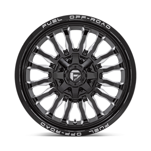 Fuel 1PC | D795 ARC | 20.0x10.00 | 8X165.1 | -18 | GLOSS BLACK MILLED