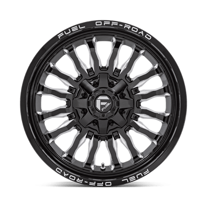 Fuel 1PC | D795 ARC | 20.0x10.00 | 8X170 | -18 | GLOSS BLACK MILLED