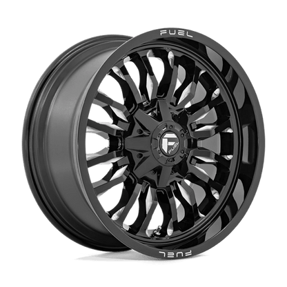 Fuel 1PC | D795 ARC | 20.0x9.00 | 8X165.1 | 1 | GLOSS BLACK MILLED
