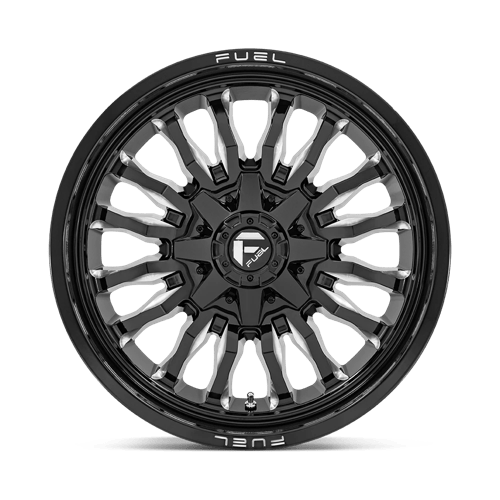 Fuel 1PC | D795 ARC | 20.0x9.00 | 8X180 | 1 | GLOSS BLACK MILLED
