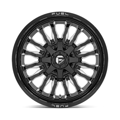 Fuel 1PC | D795 ARC | 20.0x9.00 | 8X180 | 1 | GLOSS BLACK MILLED