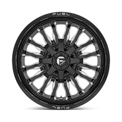 Fuel 1PC | D795 ARC | 20.0x9.00 | 8X165.1 | 1 | GLOSS BLACK MILLED