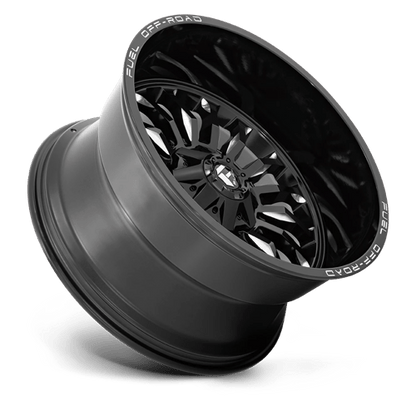 Fuel 1PC | D795 ARC | 22.0x12.00 | 5X114.3/5X127 | -44 | GLOSS BLACK MILLED