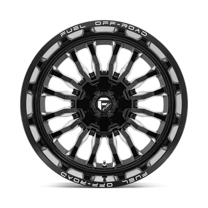 Fuel 1PC | D795 ARC | 22.0x12.00 | 5X114.3/5X127 | -44 | GLOSS BLACK MILLED