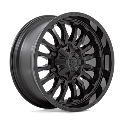 Fuel 1PC | D796 ARC | 20.0x9.00 | 5X139.7/5X150 | 1 | MATTE BLACK W/ GLOSS BLACK LIP