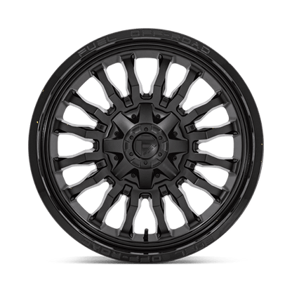 Fuel 1PC | D796 ARC | 20.0x9.00 | 5X114.3/5X127 | 1 | MATTE BLACK W/ GLOSS BLACK LIP