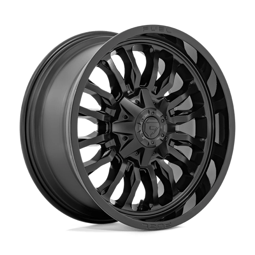 Fuel 1PC | D796 ARC | 20.0x9.00 | 8X180 | 1 | MATTE BLACK W/ GLOSS BLACK LIP