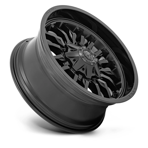 Fuel 1PC | D796 ARC | 20.0x9.00 | 8X170 | 1 | MATTE BLACK W/ GLOSS BLACK LIP