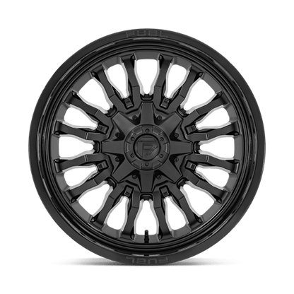 Fuel 1PC | D796 ARC | 20.0x9.00 | 8X180 | 1 | MATTE BLACK W/ GLOSS BLACK LIP