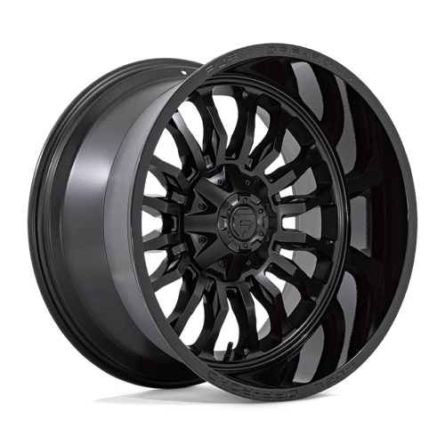 Fuel 1PC | D796 ARC | 22.0x12.00 | 6X135/6X139.7 | -44 | MATTE BLACK W/ GLOSS BLACK LIP