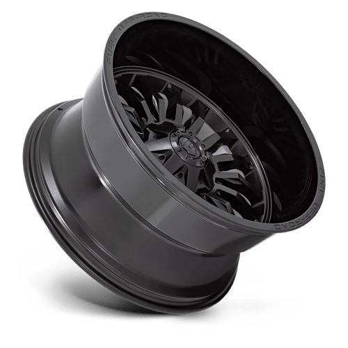 Fuel 1PC | D796 ARC | 22.0x12.00 | 6X135/6X139.7 | -44 | MATTE BLACK W/ GLOSS BLACK LIP