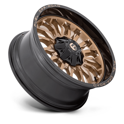 Fuel 1PC | D797 ARC | 22.0x10.00 | 8X165.1 | -18 | PLATINUM BRONZE W/ BLACK LIP