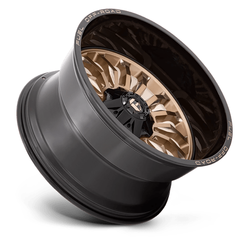 Fuel 1PC | D797 ARC | 22.0x12.00 | 5X114.3/5X127 | -44 | PLATINUM BRONZE W/ BLACK LIP