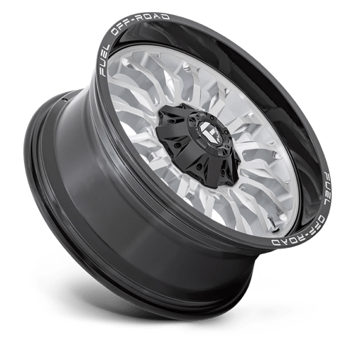 Fuel 1PC | D798 ARC | 20.0x9.00 | 5X114.3/5X127 | 1 | SILVER BRUSH FACE W/ BLK LIP