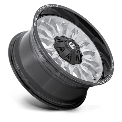Fuel 1PC | D798 ARC | 20.0x9.00 | 5X127/5X135 | 1 | SILVER BRUSH FACE W/ BLK LIP