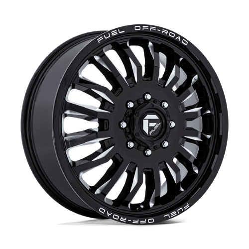 Fuel 1PC | D868 ARC DUALLY | 20.0x8.25 | 8X210 | -246 | GLOSS BLACK MILLED