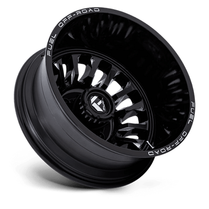 Fuel 1PC | D868 ARC DUALLY | 22.0x8.25 | 8X170 | -227 | GLOSS BLACK MILLED