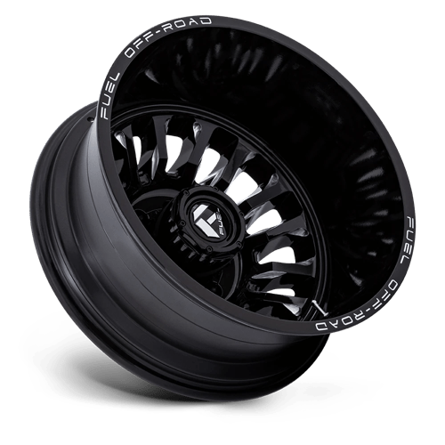 Fuel 1PC | D868 ARC DUALLY | 22.0x8.25 | 8X210 | -227 | GLOSS BLACK MILLED