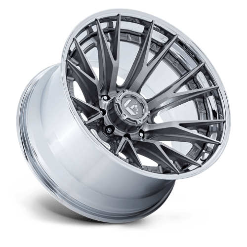 Fuel 1PC | FC402 CATALYST | 20.0x9.00 | 8X170 | 1 | PLATINUM W/ CHROME LIP