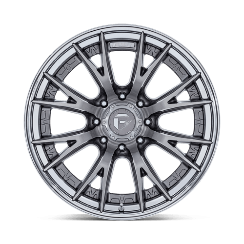 Fuel 1PC | FC402 CATALYST | 22.0x12.00 | 8X170 | -44 | PLATINUM W/ CHROME LIP