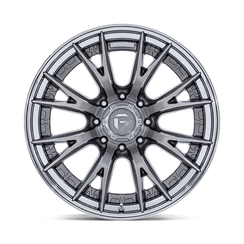 Fuel 1PC | FC402 CATALYST | 22.0x12.00 | 8X165.1 | -44 | PLATINUM W/ CHROME LIP