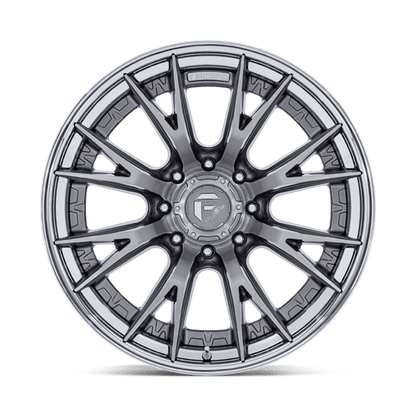 Fuel 1PC | FC402 CATALYST | 22.0x12.00 | 8X165.1 | -44 | PLATINUM W/ CHROME LIP