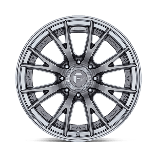 Fuel 1PC | FC402 CATALYST | 22.0x10.00 | 8X170 | -18 | PLATINUM W/ CHROME LIP