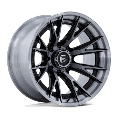 Fuel 1PC | FC402 CATALYST | 20.0x10.00 | 8X165.1 | -18 | GLOSS BLACK BRUSHED DARK TINT