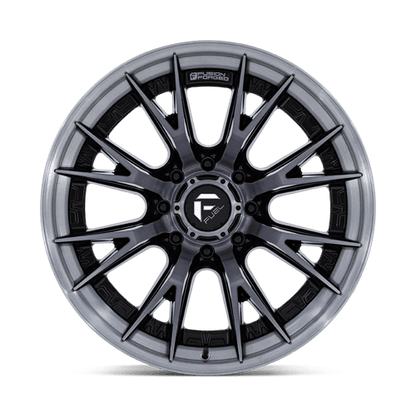 Fuel 1PC | FC402 CATALYST | 22.0x12.00 | 8X180 | -44 | GLOSS BLACK BRUSHED DARK TINT